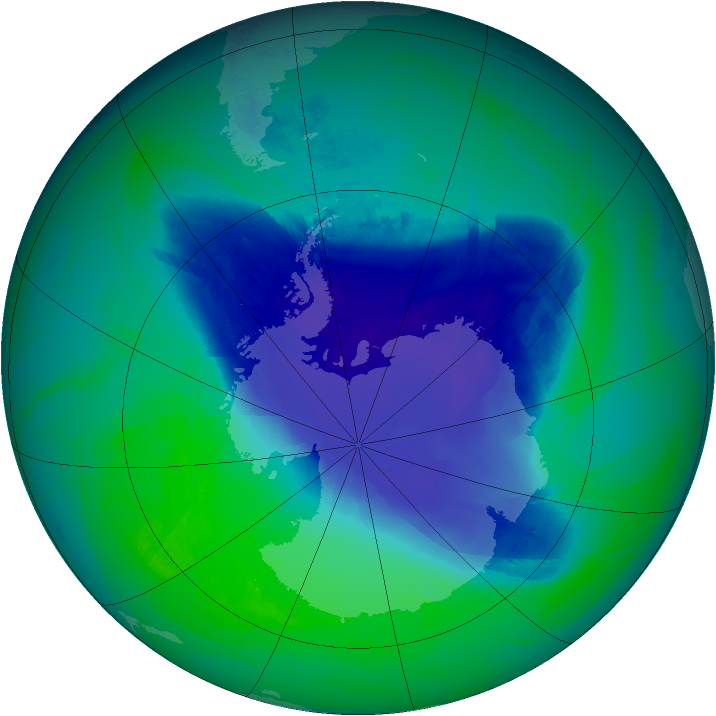 Ozone Map 2008-11-26